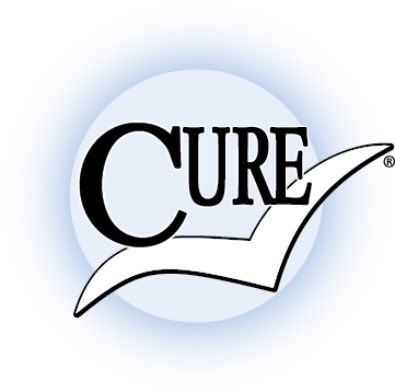 Cure Logo, brand makes urinary catheter supplies