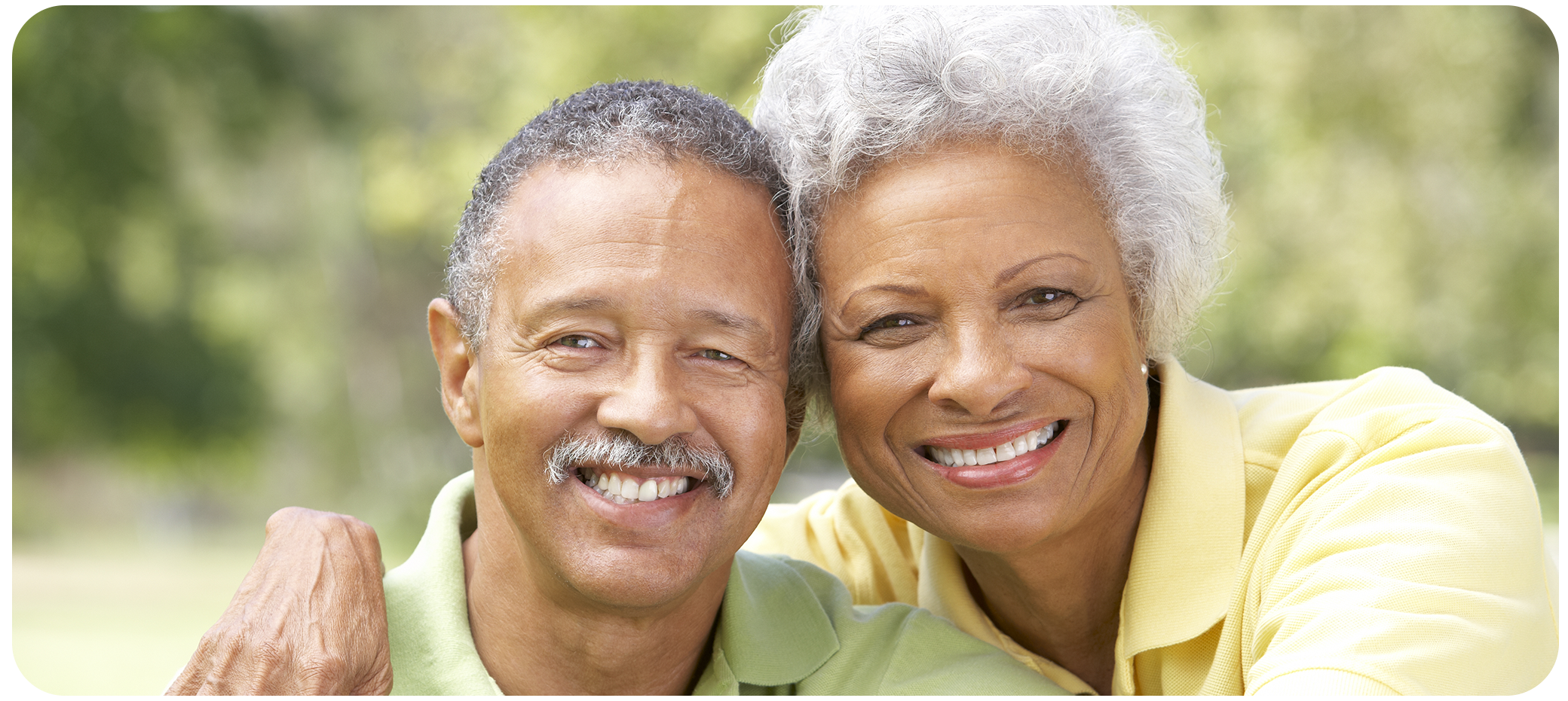 Happy couple smiling after receiving urinary catheter order